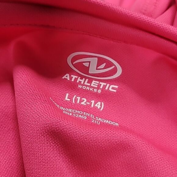 Pink Athletic Long Sleeved Shirt Boy's  Size L(12-14) - Picture 2 of 5